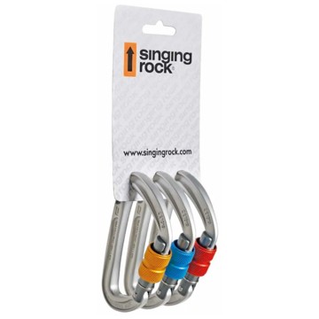 Mousqueton Singingrock COLT rosca 3 PACK