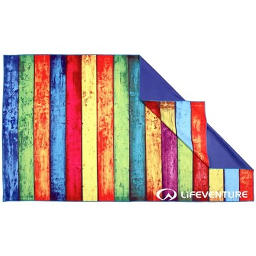 Lifeventure Towel SoftFibre Trek - Striped Planks
