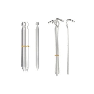 Pæl Ferrino 7001 V PEG 5PCS SILVER