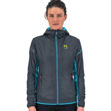 Jakke KARPOS FEDERA W JACKET Dark Slate/Blue Atoll