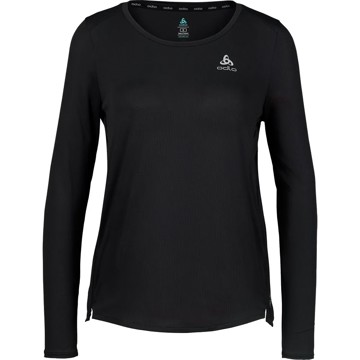 Póló Odlo T-Shirt Crew L/S Zeroweight Chill-T Blac
