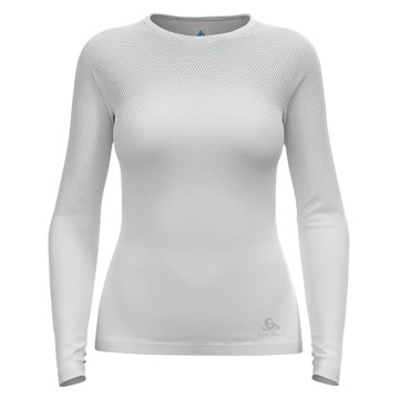 T-shirt ODLO TOP CREW L/S PERFORMANCE LIGHT E Whit