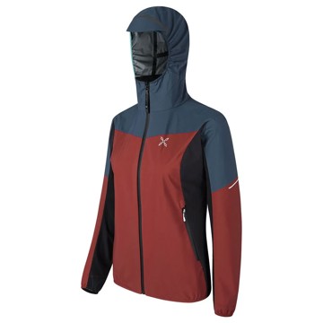 Jacke Montura Air Active Hoody Woman Tobacco/Bl