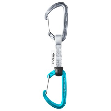 Snapkarabiner Edelrid Pure Wire Set X10cm Slate-Icemint