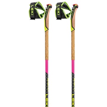 Stokken Leki MEZZA RACE Neonpink-Black-Neonyellow