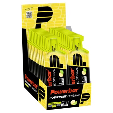 Energie gel POWERBAR POWERGEL + SODIO LIMA-LIMON 24 uds