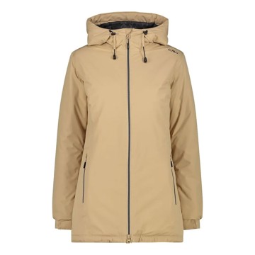 Kabát Cmp Woman Long Fix Hood Sesamo