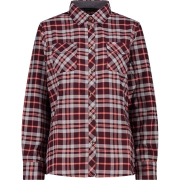 Chemise CMP WOMAN SHIRT BURGUNDY-PAPA