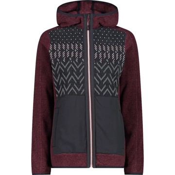 Jas CMP FIX HOOD BURGUNDY