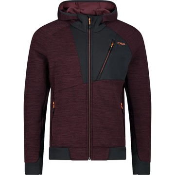 Takki CMP FIX HOOD BURGUNDY MEL.
