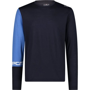 Camiseta CMP T-SHIRT BLACK BLUE