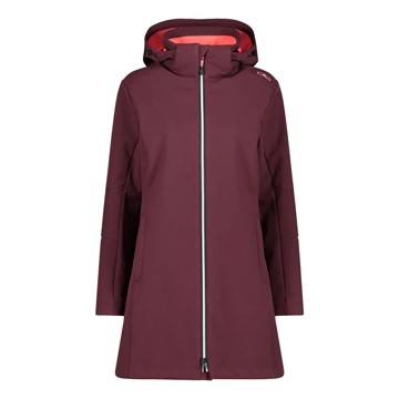 Takki Cmp Woman Parka Zip Hood Burgundy