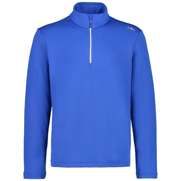 Fleece Cmp Sweat Royal-Bianco