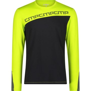 Maglietta CMP T-SHIRT NERO-ACIDO