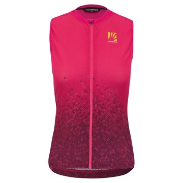 Póló Karpos Verve Evo W Sleeveless Cabaret/Magenta H