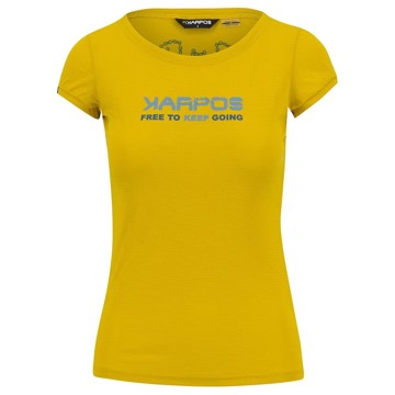 T-shirt KARPOS FEDERIA W TEE Lemon Curry