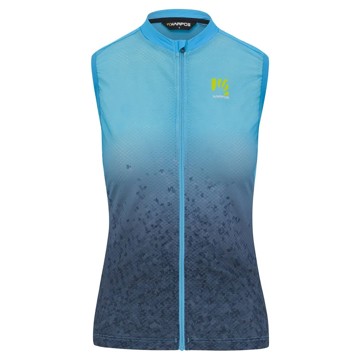 Póló Karpos Verve Evo W Sleeveless Blue Atoll/Sky Ca
