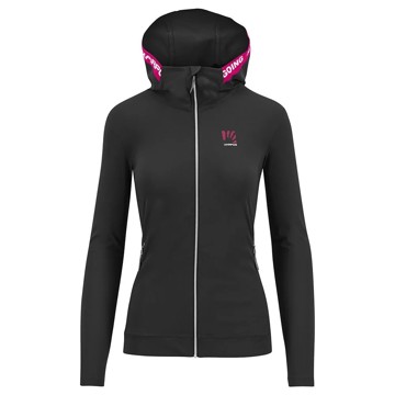 Sweatshirt KARPOS EASYFRIZZ W FULL-ZIP HOODIE Black/Innuen