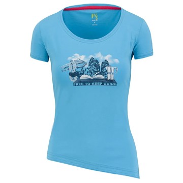 Koszulka KARPOS ANEMONE EVO W T-SHIRT Blue Atoll
