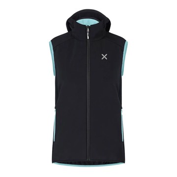 Chaleco MONTURA POISON VEST WOMAN Nero/Care Blue