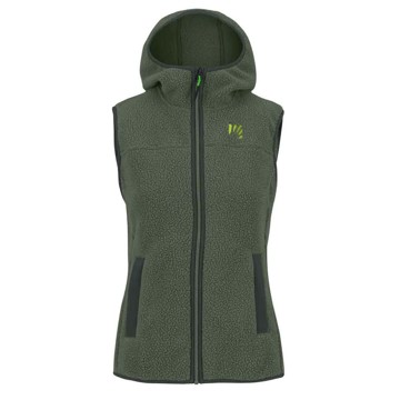 Väst KARPOS 80'S HOODIE VEST Thyme