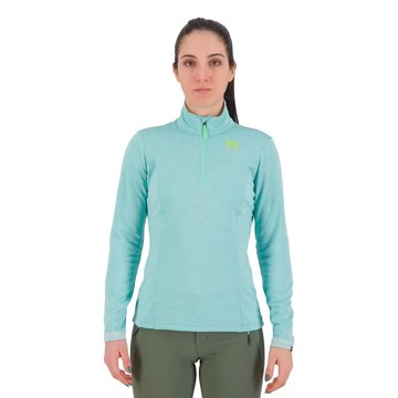 Polar fleece KARPOS PIZZOCCO W HALF ZIP Aqua Sky