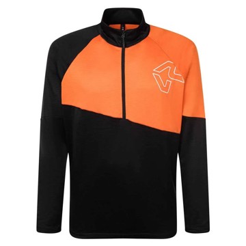 Forro polar ROCK EXPERIENCE MAN FLEECE 0208 Caviar+0615 Persimm