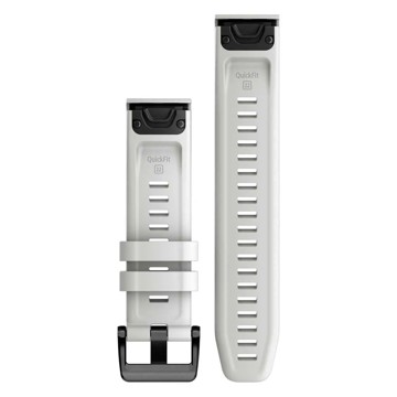 Hihnat Garmin EPIX Correa silicona blanca 22 mm