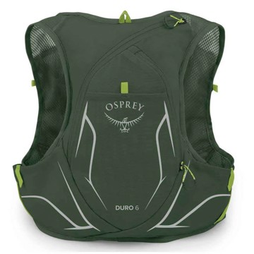 Kuprinė Osprey Duro 6 w/Flasks Seaweed Green/Limon S