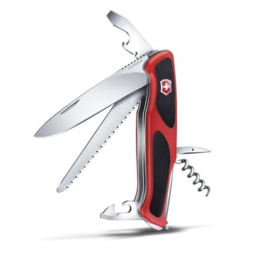 Repkniv Victorinox Ranger 55 Grip, 130 mm, Red/Black