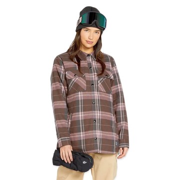 Striukė VOLCOM RIDING FLANNEL Dusty Lavender