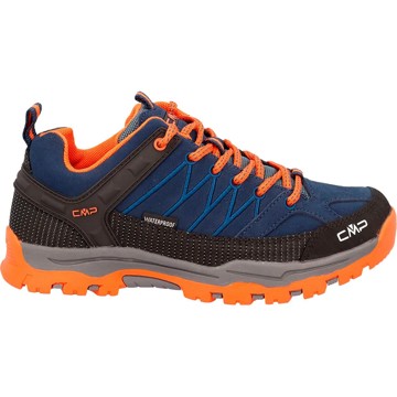 Scarpe CMP RIGEL LOW WP B. BLUE-ARANCIO