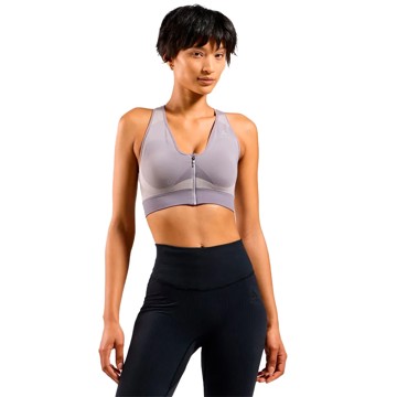 Sujetador ODLO SEAMLESS HIGH Gray Ridge