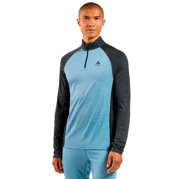 T-shirt ODLO TOP TURTLE LS HZ NAT PERF PW 150