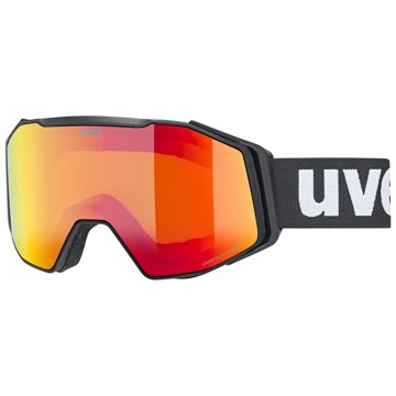 Szemüveg Uvex gravity FM black matt dl/redclear