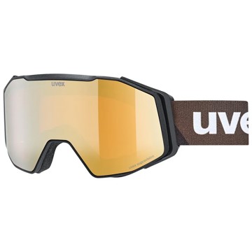 Szemüveg Uvex gravity FM black matt dl/goldclear