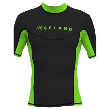 Seland T-shirt FINA GRIS/ VERDE