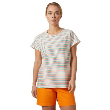 Koszulka Helly Hansen THALIA SUMMER TOP Snow Multistripe