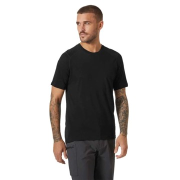 Póló Helly Hansen DURAWOOL T-SHIRT Black