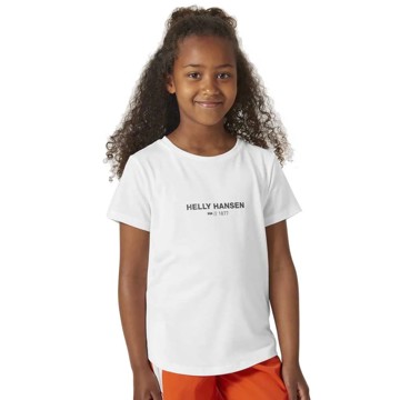 Marškinėliai Helly Hansen JR ALLURE T-SHIRT White
