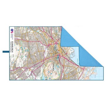 Lifeventure Towel SOFTFIBRE OS MAP TOWEL EDINBURGH