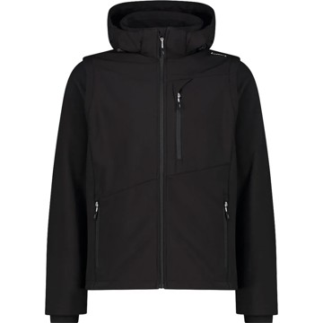 Striukė Cmp Man Zip Hood Sleeves Nero