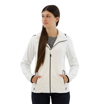 Jas CMP ZIP HOOD bianco