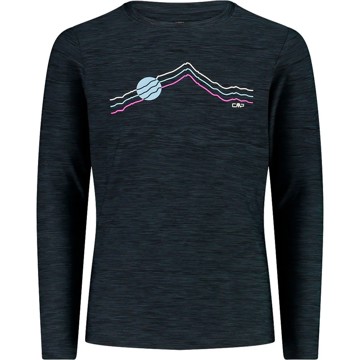 Marškinėliai CMP KID  T-SHIRT nero mel