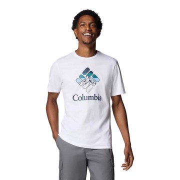 Camiseta COLUMBIA RAPID RIDGE GRAPHIC TEE White, Heavenl