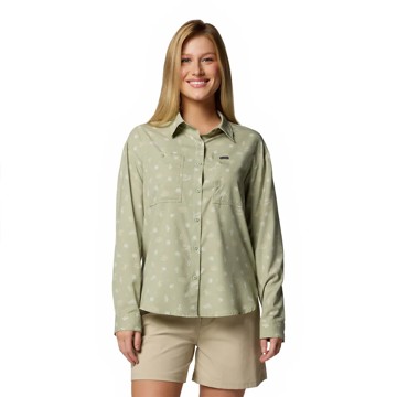 Klänning Skjorta COLUMBIA UTIL PATTERN LS SHIRT Safar