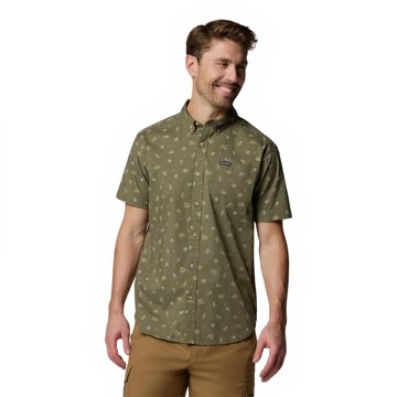 Koszula COLUMBIA RAPID RIVERS PRINTED SS SHIRT Stone Gree