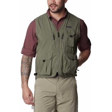 Kamizelka COLUMBIA SILVER RIDGE UTILITY VEST Stone Green