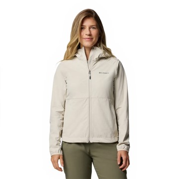 Jakke COLUMBIA CANYON II HOODED SOFTSHELL Dark 