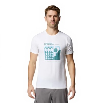 T-shirt COLUMBIA TREK SS GRAPHIC TEE White, Explore O